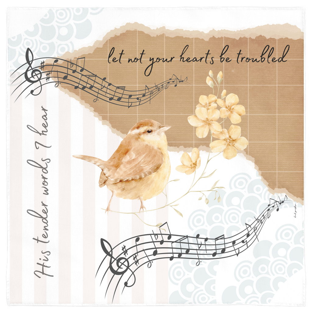 His Tender Words I Hear Gift Cloth