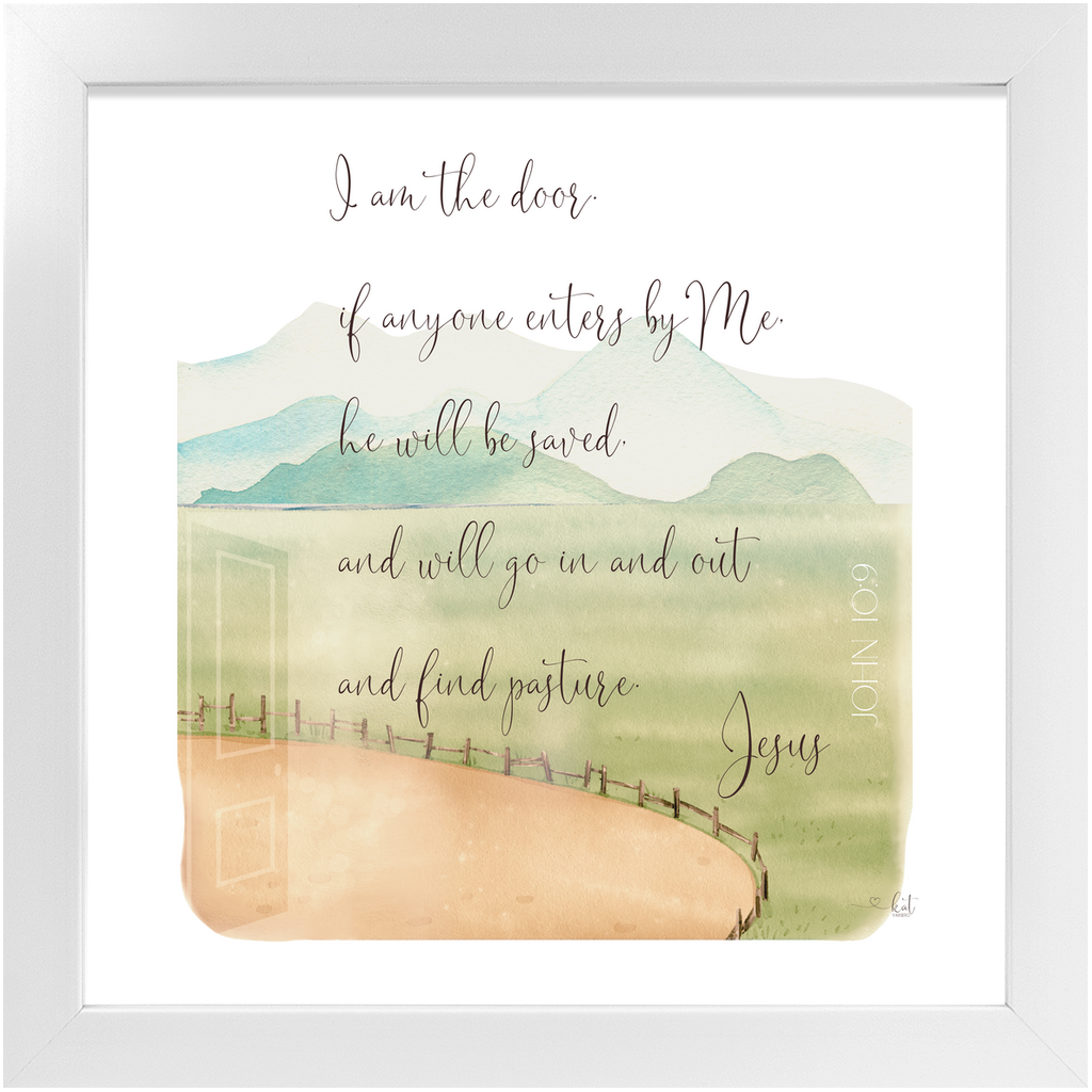 Enter the Door Framed Print