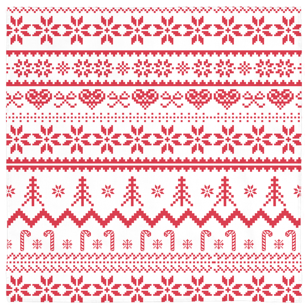 Christmas Stitches Gift Cloth