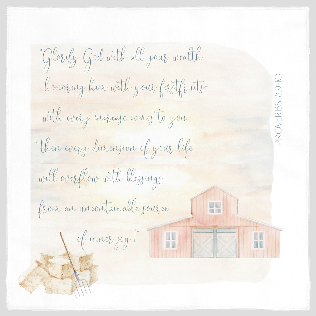 Glorify God With All Your Wealth Gift Cloth