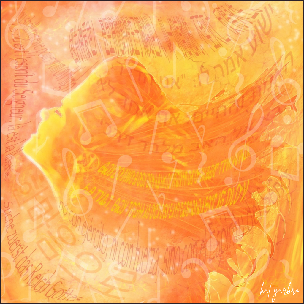 Art Print Fiery Wind: Heavens Language 23