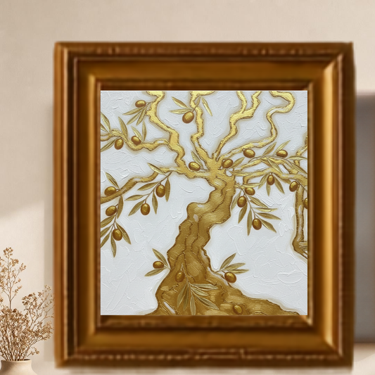 Mini Gold Framed Print- The Family Tree