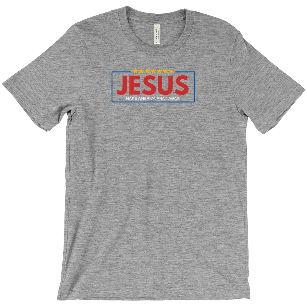 Jesus - Make America Pray Again Grey T-Shirts