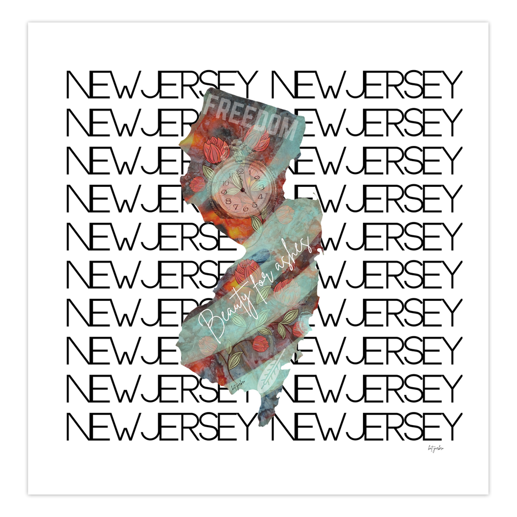 New Jersey Folded Cards 5 Count