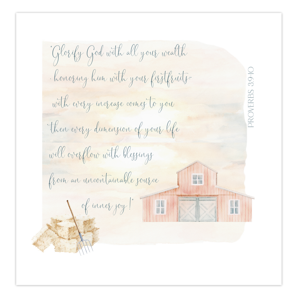 Glorify God With All Your Wealth Folded Cards