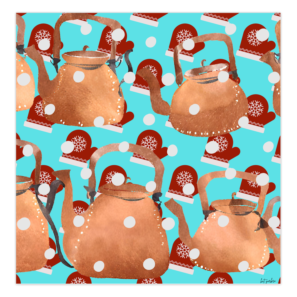Kettles and Mittens Folded Cards