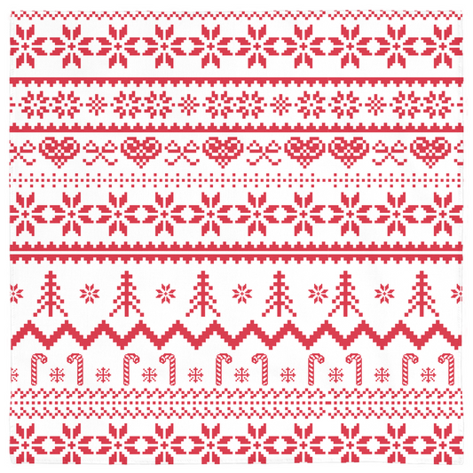 Christmas Stitches Gift Cloth