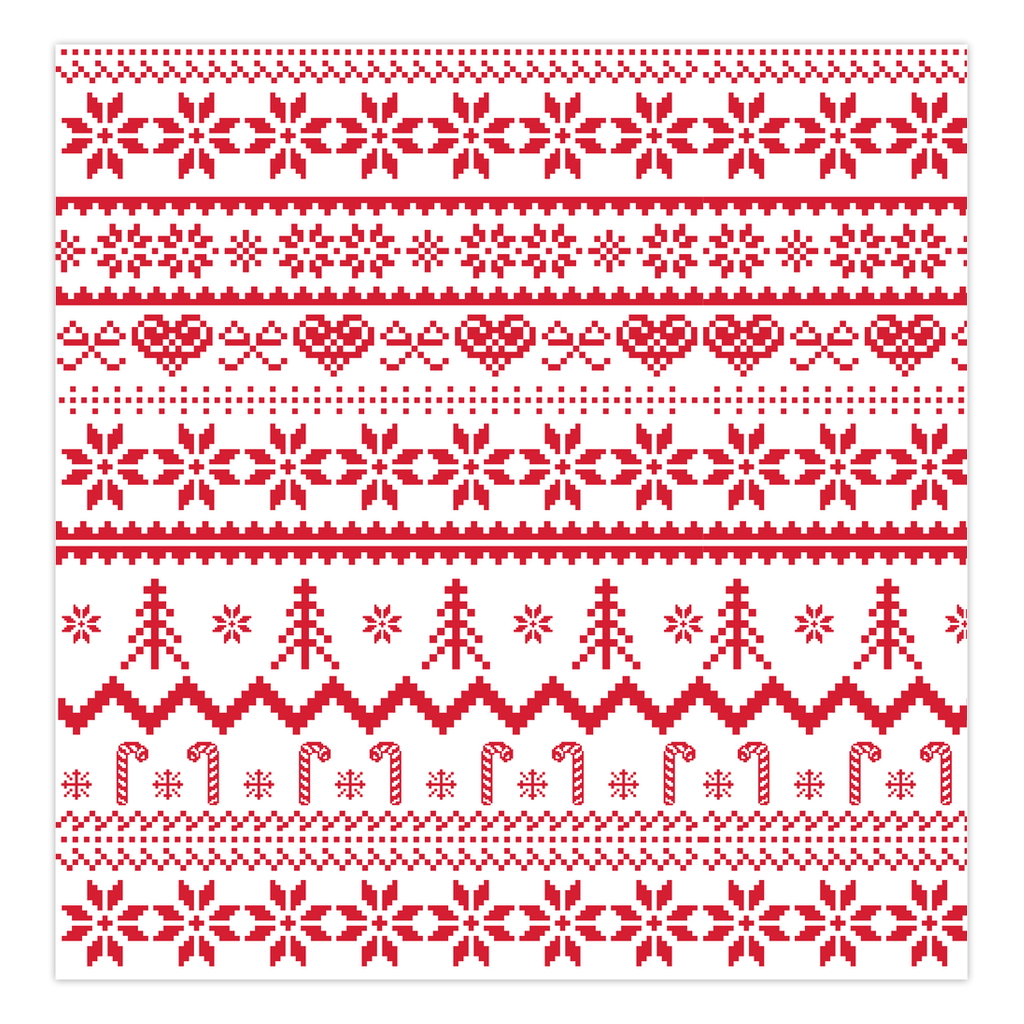 Christmas Stitches Folded Cards