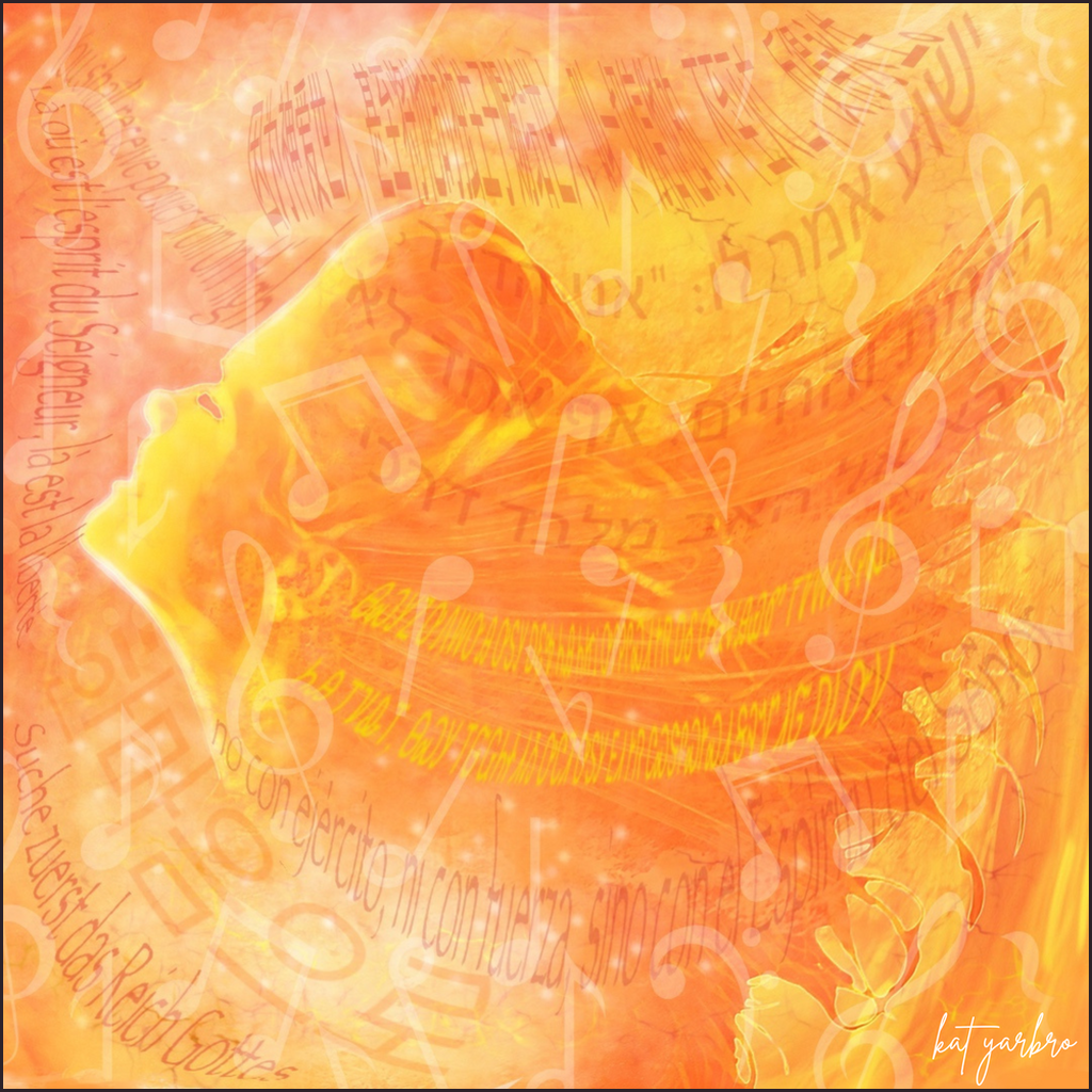 Art Print Fiery Wind: Heavens Language 23