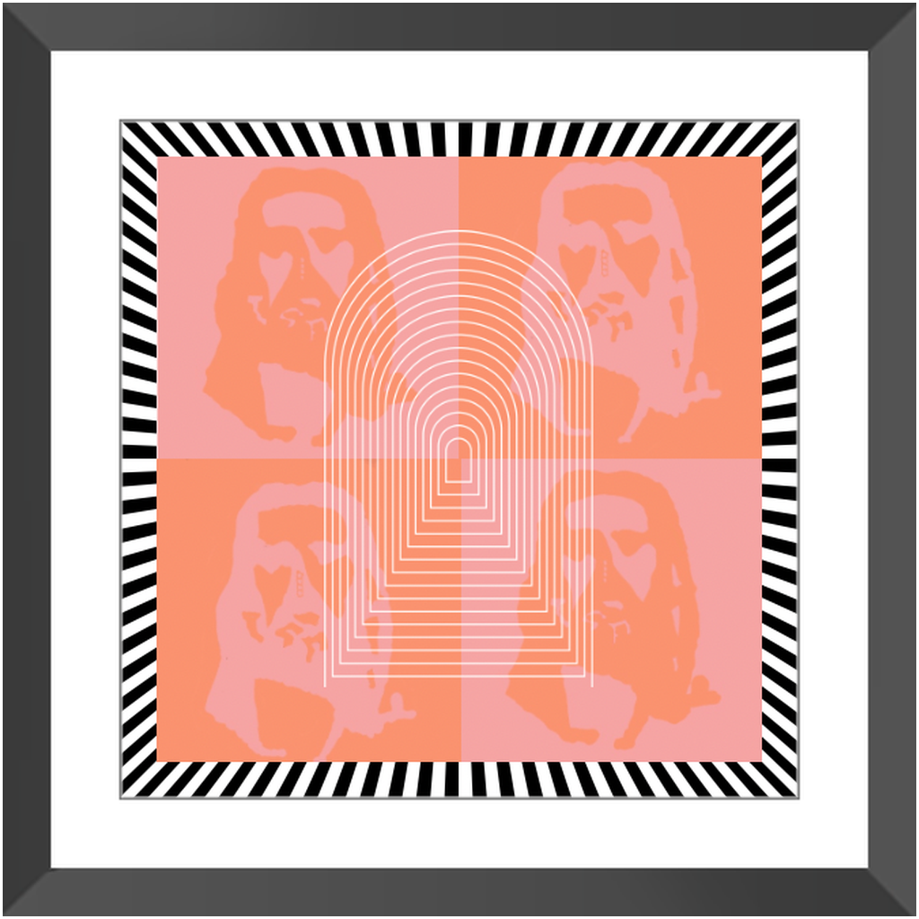 I AM the Door Framed Print