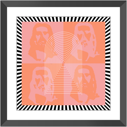 I AM the Door Framed Print