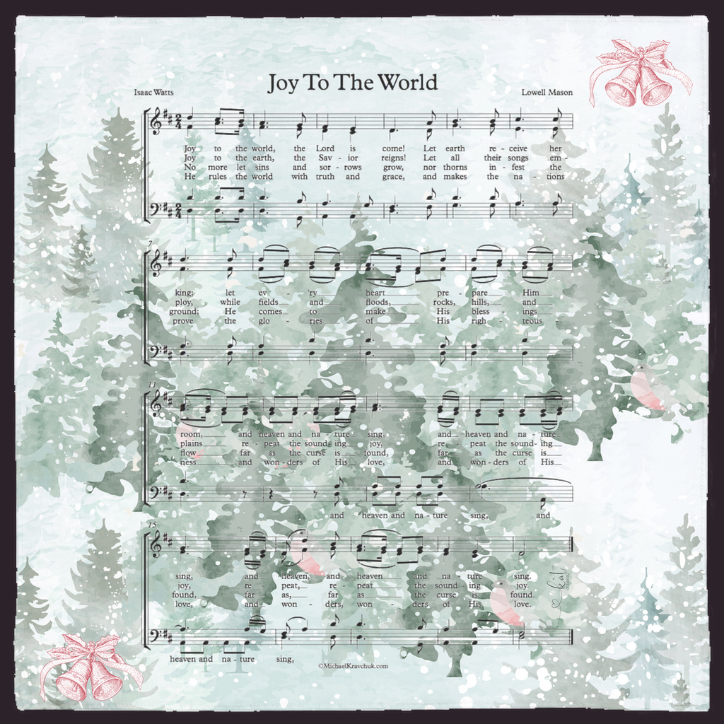 Joy to the World 22 Gift Cloth