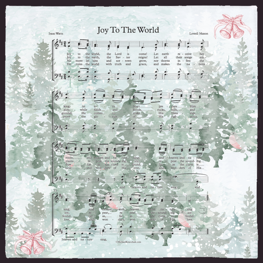 Joy to the World 22 Gift Cloth