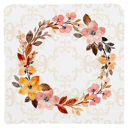 Autumn Wreath Pillow Cover
