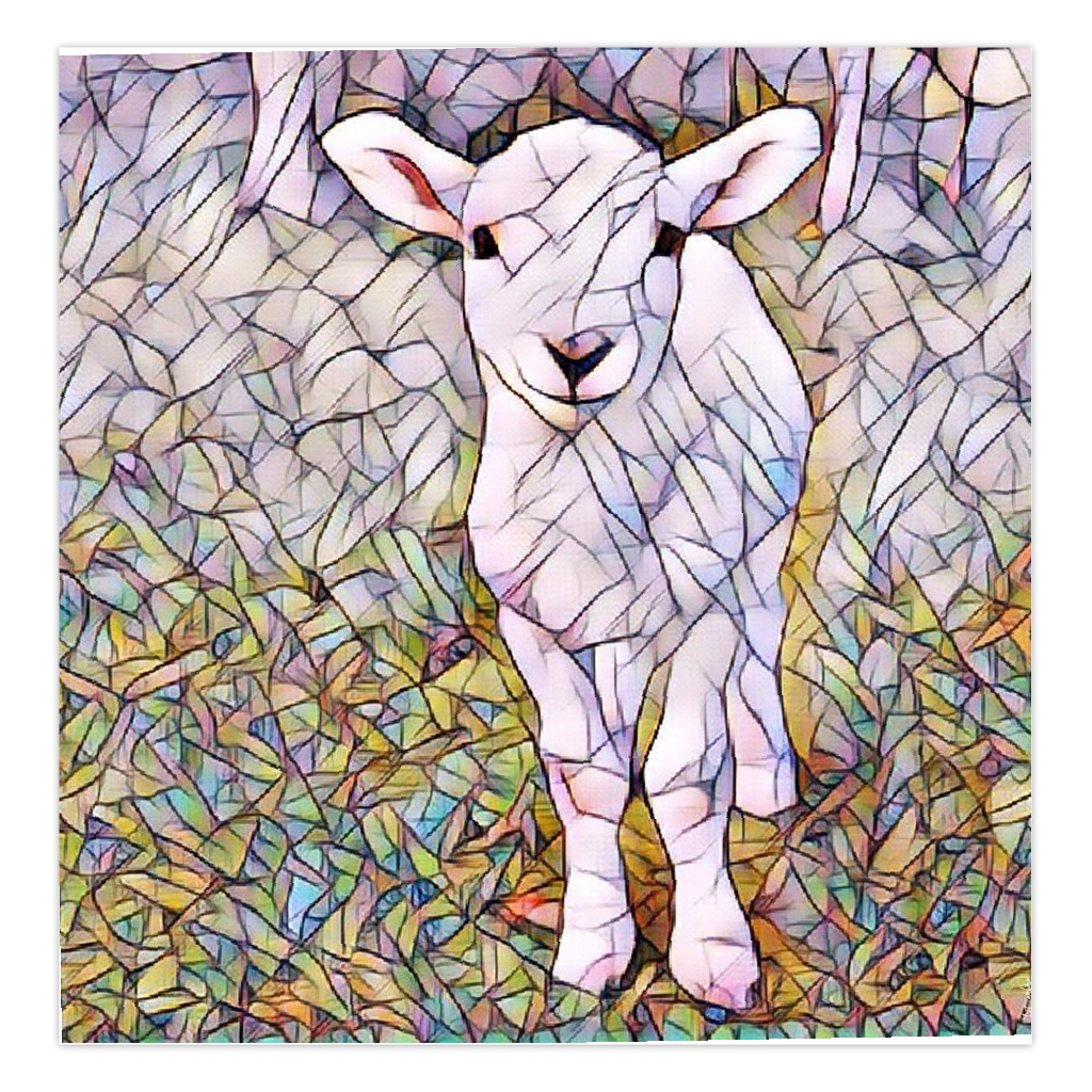 Lamb 23 Folded Cards