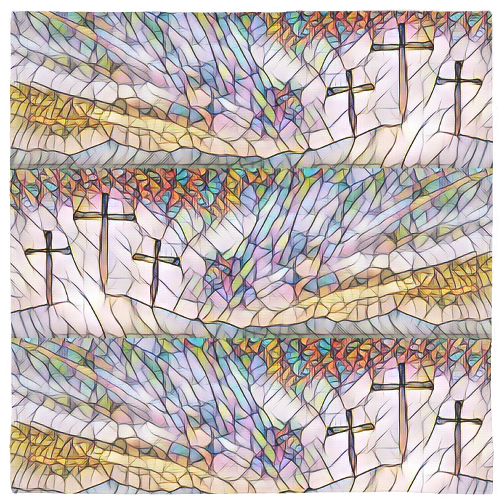 3 Crosses Gift Cloth