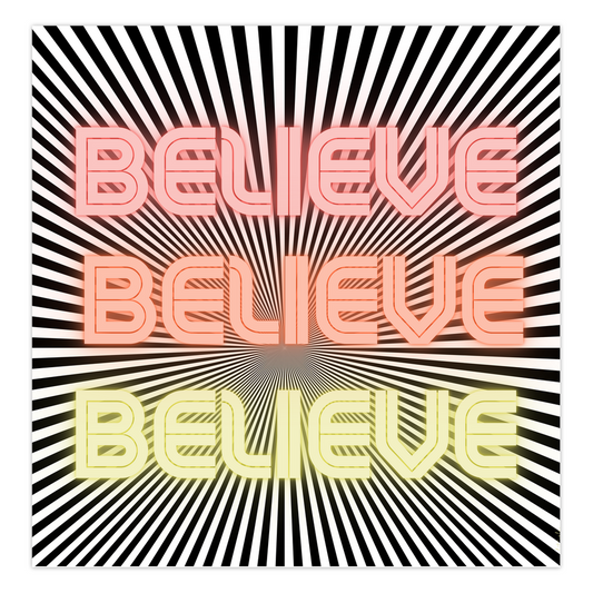 Believe Folded Cards